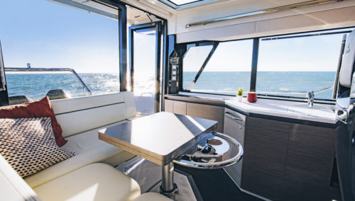 Interior of Wellcraft 355